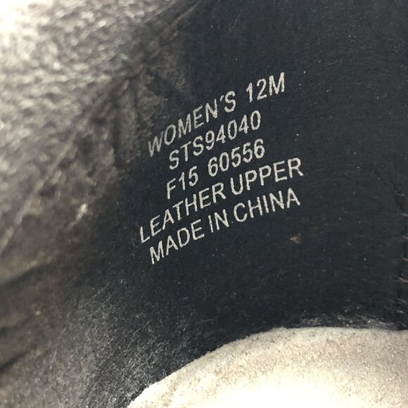 Sperry Boots Womens 12M Harlow Brook Brown Leather Top Sider Wedge Heel Suede - Picture 9 of 11